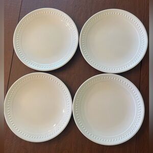 NWOT WHITE DINNER PLATES MADE IN PORTUGAL